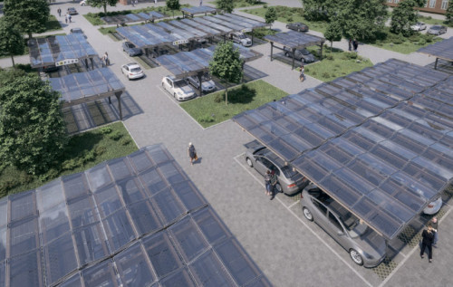 Großes Flächenpotenzial für den Ausbau der Photovoltaik besteht über Carports