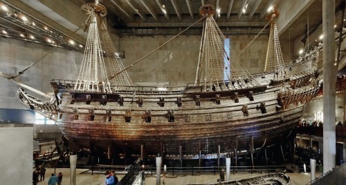 Seitenansicht der „Vasa“