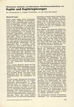 Mechanische, chemische und elektrolytische Oberflächenvorbehandlung von Kupfer und Kupferlegierungen