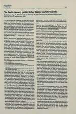 Die Beförderung gefährlicher Güter auf der Straße