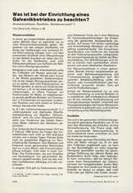 Was ist bei der Einrichtung eines Galvanikbetriebes zu beachten?