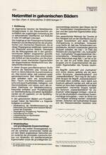 Netzmittel in galvanischen Bädern