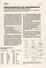 Datenverarbeitung in der Laborkitteltasche