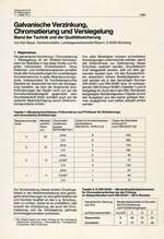 Galvanische Verzinkung, Chromatierung und Versiegelung