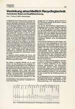 Verzinkung einschließlich Recyclingtechnik