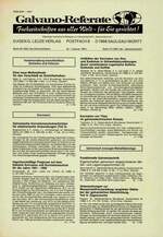 Galvano-Referate 01/1981