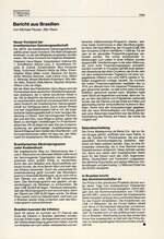 Bericht aus Brasilien 05/1986