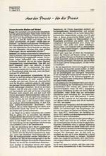 Aus der Praxis – für die Praxis 05/1986