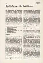 Oberflächenveredelte Metallbänder