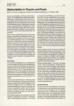 Gleitschleifen in Theorie und Praxis