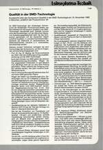 Qualität in der SMD-Technologie