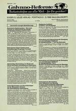 Galvano-Referate 05/1986