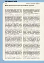 Basler Übereinkommen in deutsches Recht umgesetzt