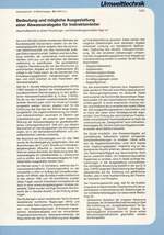 Bedeutung und mögliche Ausgestaltung einer Abwasserabgabe für Indirekteinleiter