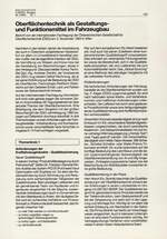 Oberflächentechnik als Gestaltungs- und Funktionsmittel im Fahrzeugbau