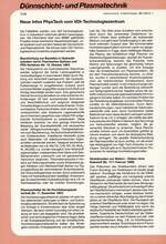 Neue Infos PhysTech vom VDI-Technologiezentrum