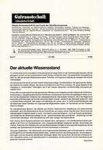 Der aktuelle Wissensstand