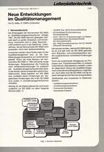 Neue Entwicklungen im Qualitätsmanagement