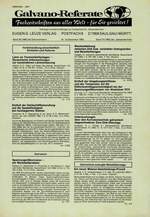 Galvano-Referate 12/1982