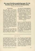 Die neuen Versicherungsbedingungen für die Versicherung des Gewässerschadenrisikos