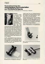 Neuere Erkenntnisse über verschiedene Kernmaterialien zur Hohlleiterfertigung