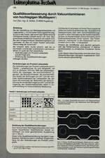Qualitätsverbesserung durch Vakuumlaminieren von hochlagigen Multilayern*)