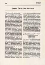 Aus der Praxis – für die Praxis 07/1986