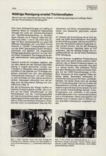 Wäßrige Reinigung ersetzt Trichlorethylen