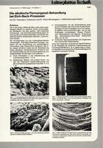 Die alkalische Permanganat-Behandlung
bei Etch-Back-Prozessen