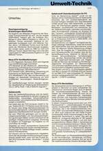 Zur Info - Umwelttechnik 05/1990