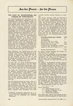 Aus der Praxis – für die Praxis 03/1966