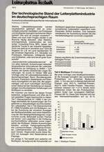 Der technologische Stand der Leiterplattenindustrie im deutschsprachigen Raum
