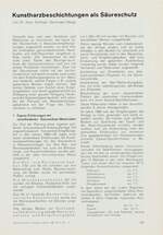 Kunstharzbeschichtungen als Säureschutz