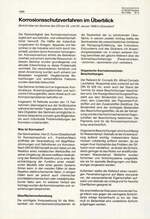 Korrosionsschutzverfahren im Überblick