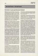 Aus der Praxis – für die Praxis 06/1998