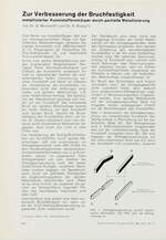 Zur Verbesserung der Bruchfestigkeit metallisierter Kunststofformkörper durch partielle Metallisierung