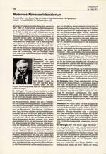 Modernes Abwasserlaboratorium