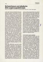 Schwachsaure und alkalische Zink-Legierungselektrolyte