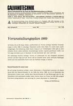 Veranstaltungsplan 1969