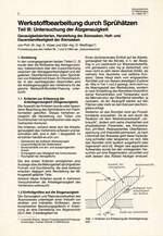 Werkstoffbearbeitung durch Sprühätzen