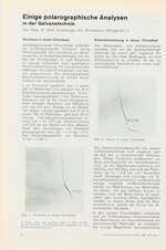 Einige polarographische Analysen in der Galvanotechnik