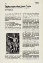 Tampongalvanisieren in der Praxis