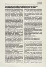 Interessante Forschungen über galvanotechnische Verfahren in Projekten des Programms Materialforschung des BMFT