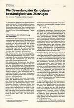 Die Bewertung der Korrosionsbeständigkeit von Überzügen