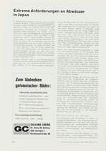 Extreme Anforderungen an Abwässer in Japan