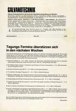 Tagungs-Termine überstürzen sich in den nächsten Wochen