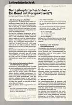 Der Leiterplattentechniker - Ein Beruf mit Perspektiven!(?)