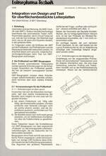 Integration von Design und Test für oberflächenbestückte Leiterplatten
