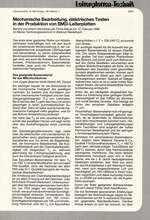 Mechanische Bearbeitung, elektrisches Testen in der Produktion von SMD-Leiterplatten