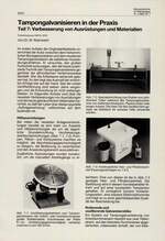 Tampongalvanisieren in der Praxis